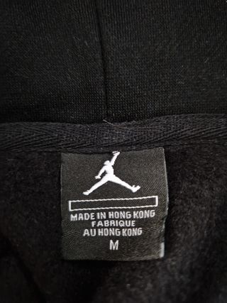 Sudadera Jordan negra c/ capucha
