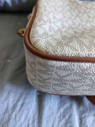 Bolso bandolera Michael Kors beige