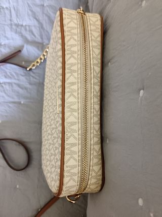 Bolso bandolera Michael Kors beige