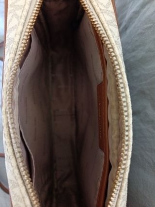 Bolso bandolera Michael Kors beige