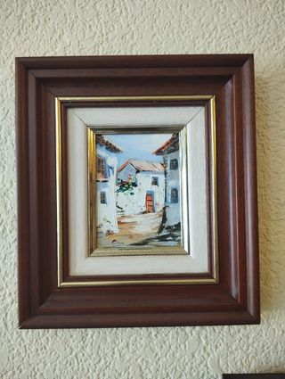 5 mini cuadros óleos. 26x23cm