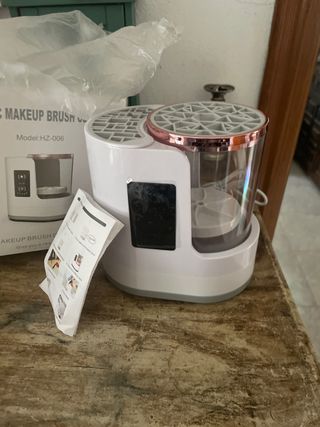 Limpiador brochas maquillaje