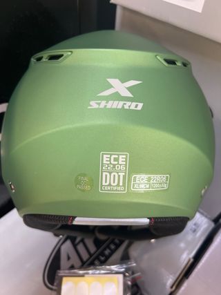 Casco moto XL Jet Shiro carretera 