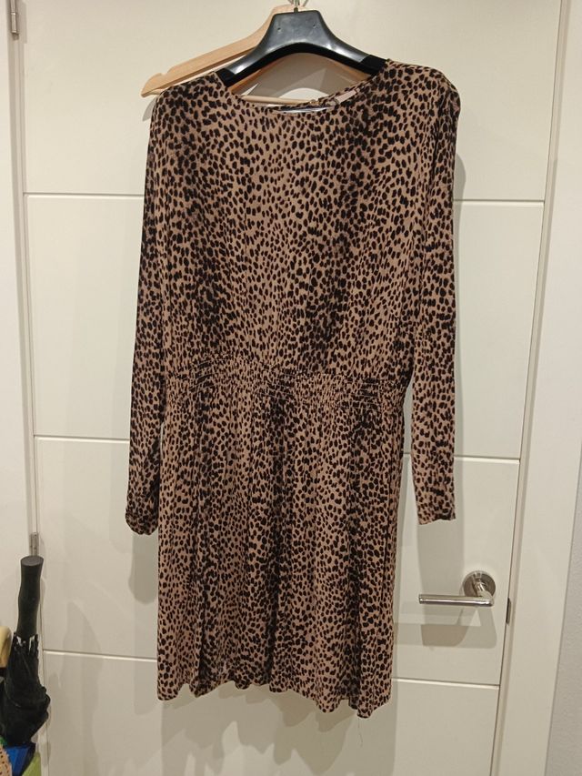 Vestido leopardo talla grande