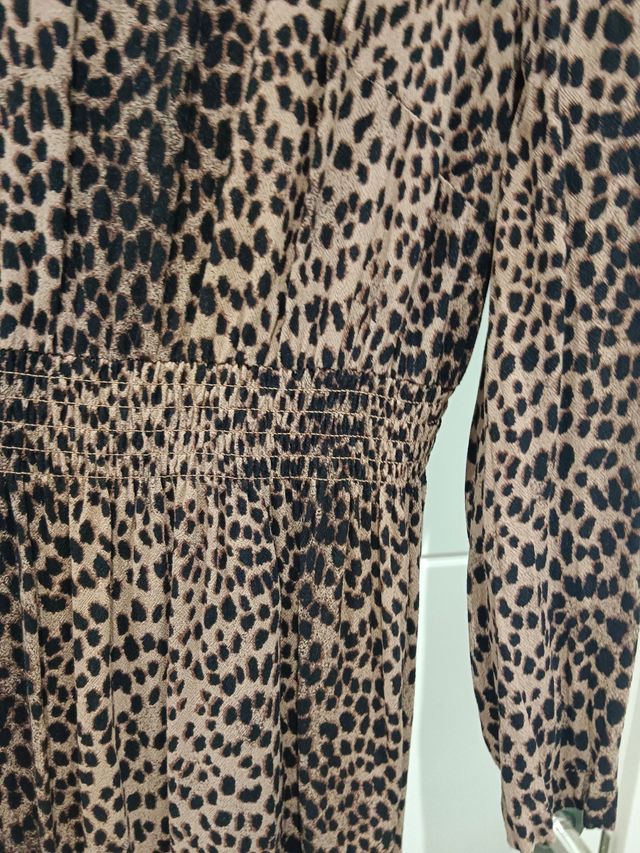 Vestido leopardo talla grande