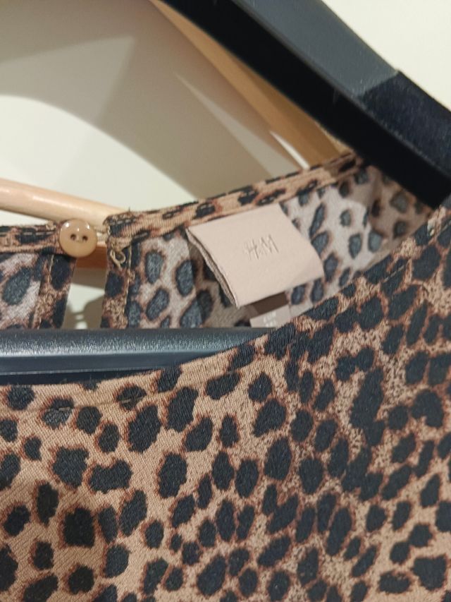 Vestido leopardo talla grande