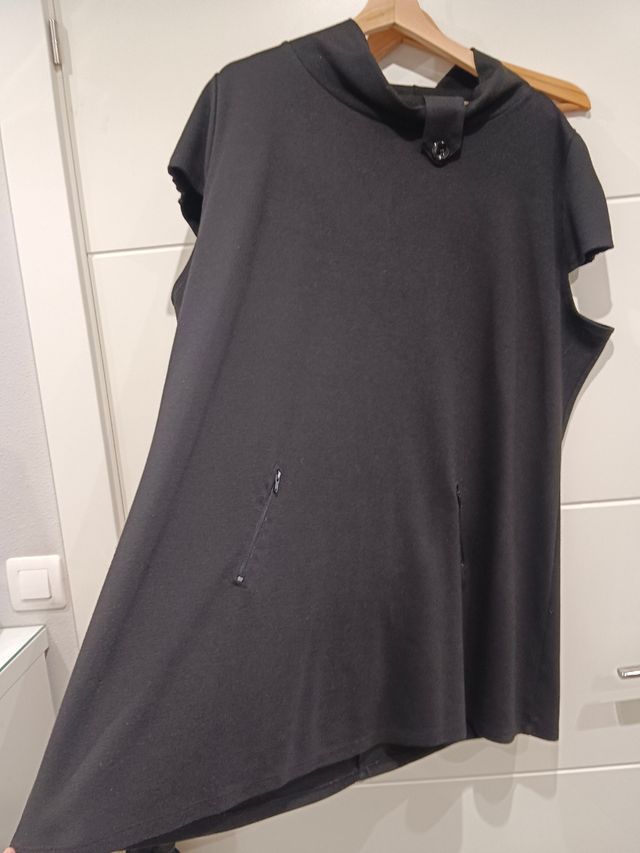 Vestido negro talla grande