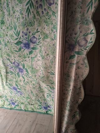 Toldo plegable - Verde y blanco