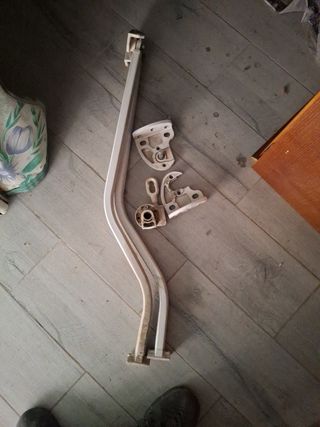 Toldo plegable - Verde y blanco