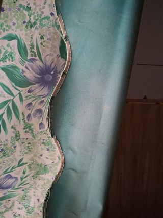 Toldo plegable - Verde y blanco