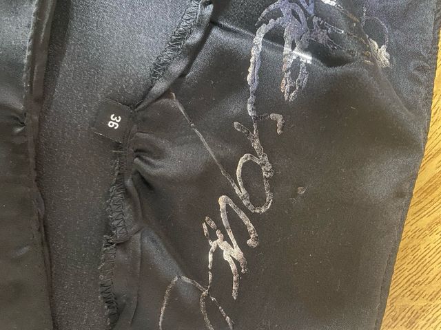 Blusa Desigual negra y azul