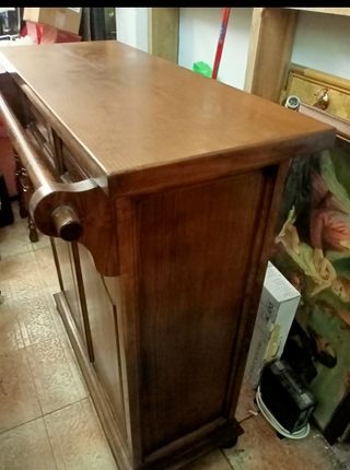 Mueble bar madera maciza