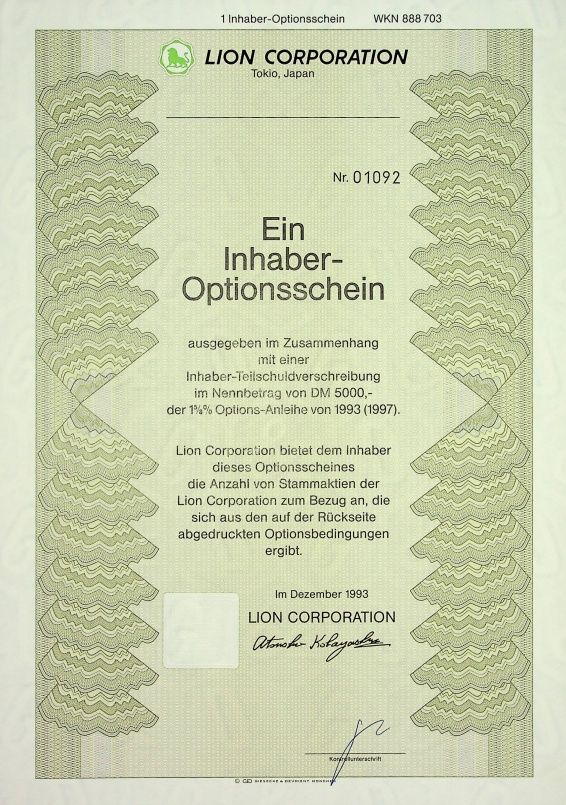 7 certificati azionari mondiali – dal 1897 al 1993