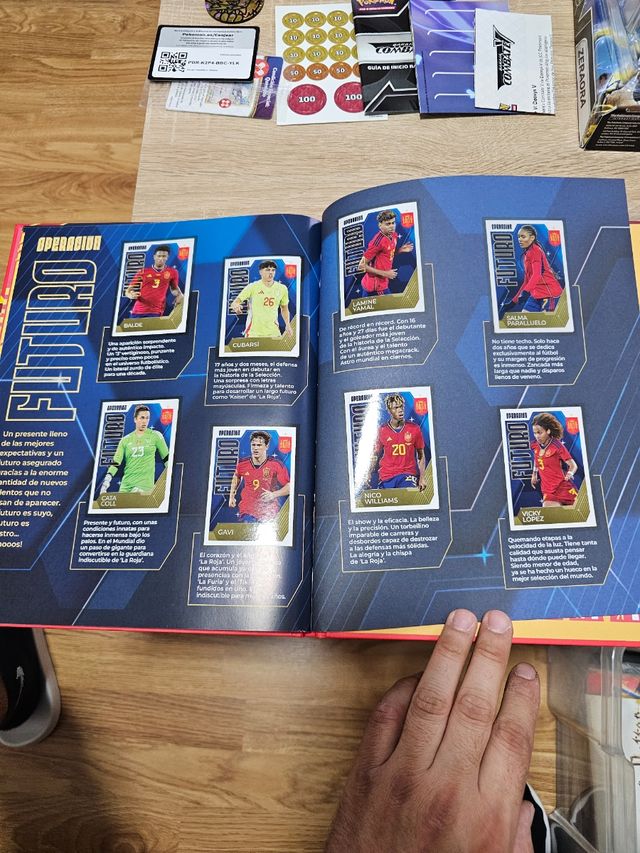 Álbum cromos Selección Española
