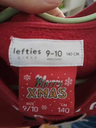 Sudadera Lefties Navidad niña 9-10