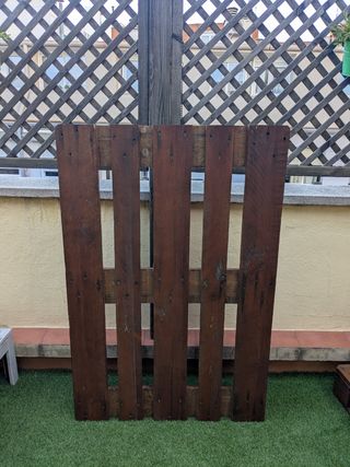 Conjunto muebles terraza palets europeo