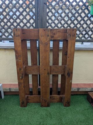 Conjunto muebles terraza palets europeo