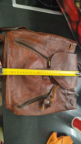 Mochila Marrón Piel