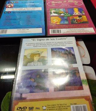 5 DVDs infantiles - Cuentos clásicos