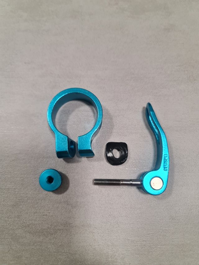 Abrazadera Sillín Bicicleta | Azul