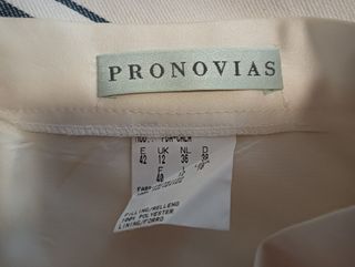 Vestido novia beige/blanco