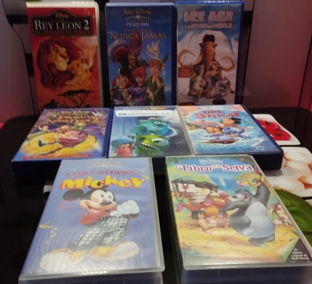VHS Disney: 8 film per bambini