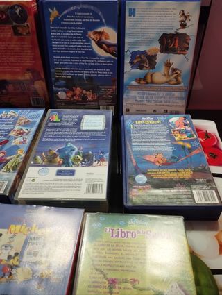 VHS Disney: 8 Películas Infantiles