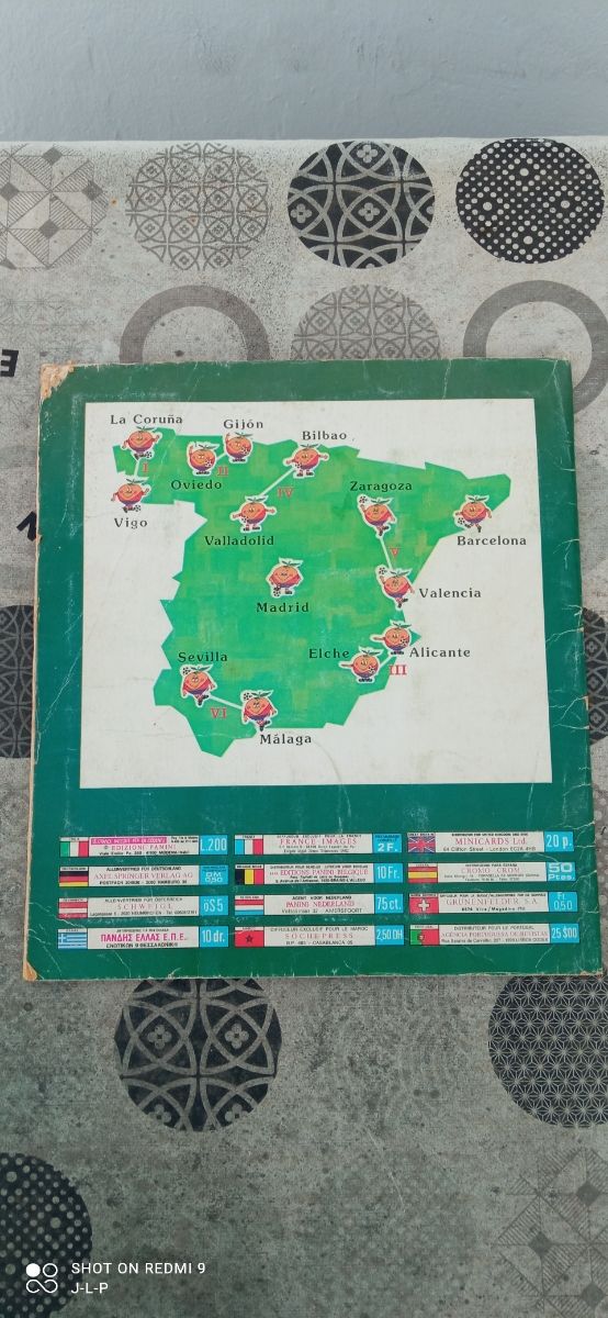 Álbum Panini España'82 Mundial