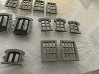 Ventanas en escala H0 para maqueta