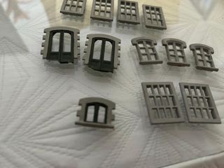 Ventanas en escala H0 para maqueta