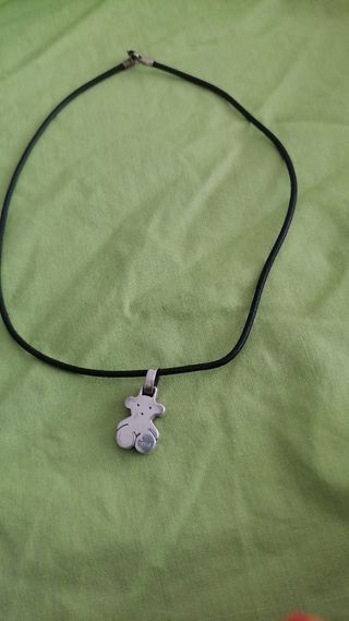 Collar Tous osito plata