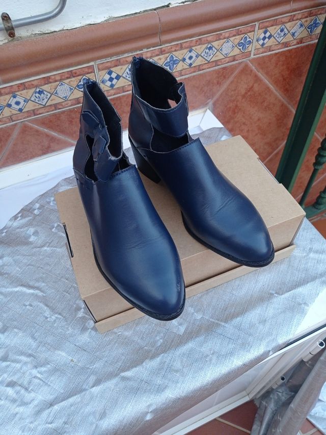 Botas azul marino mujer talla 40