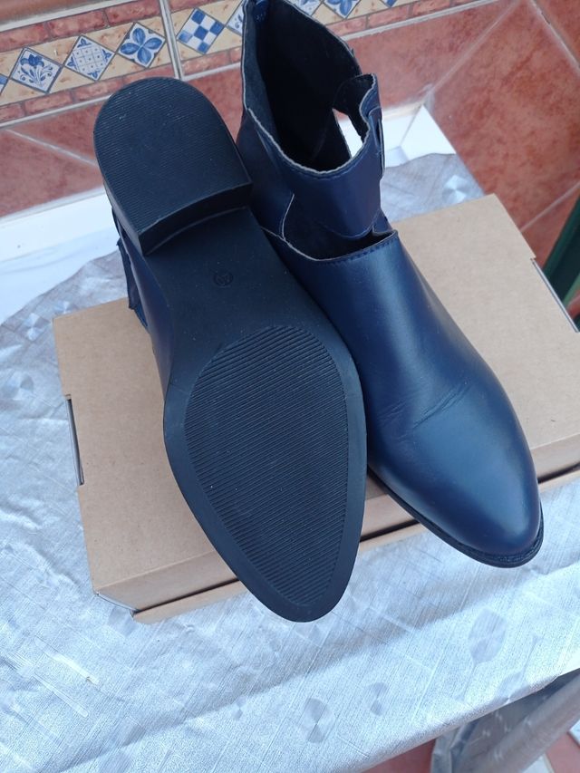 Botas azul marino mujer talla 40