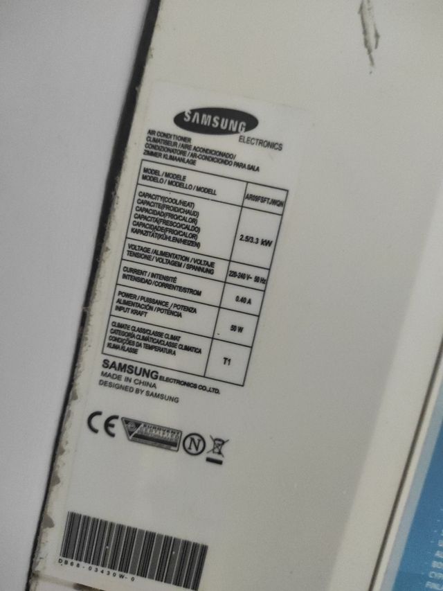 Mando aire acondicionado Samsung