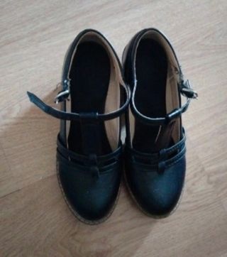 Zapatos plataforma negros