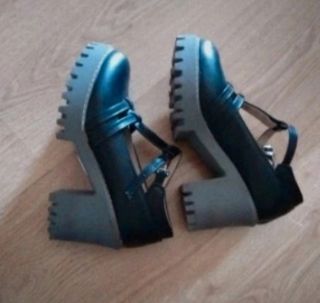Zapatos plataforma negros