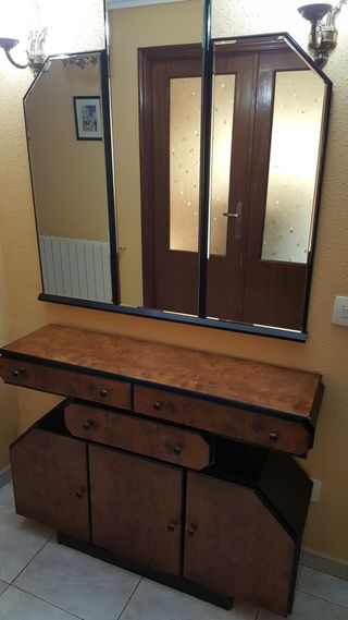 Mueble entrada + 3 espejos