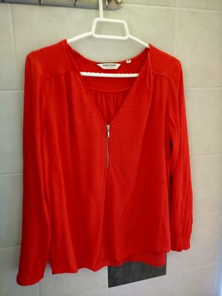 Camisa Naf Naf roja - Talla 5