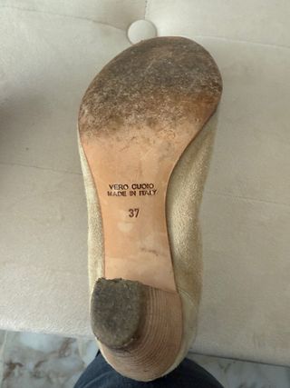 Calpierre Décolleté Scamosciate Beige 37