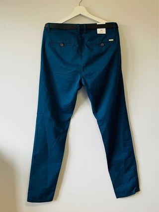 Pantalón Zara Hombre Azul - Talla 40