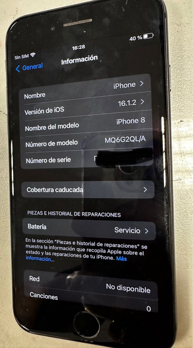 iPhone 8 Nero - 77% batteria 64gb