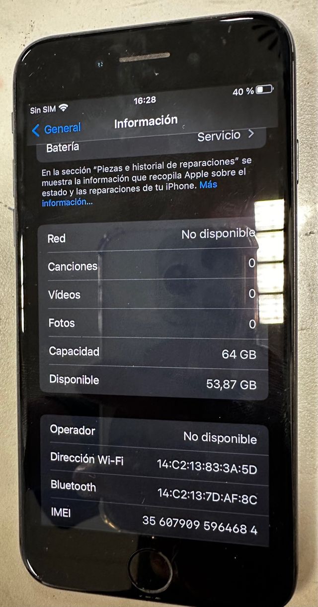 iPhone 8 Nero - 77% batteria 64gb
