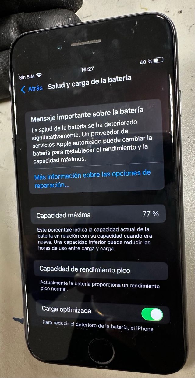 iPhone 8 Nero - 77% batteria 64gb