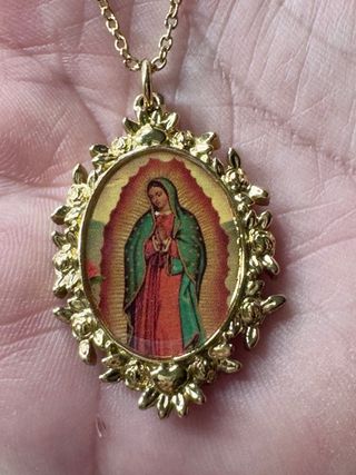 Collar y pulsera Virgen de Guadalupe