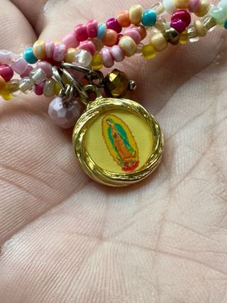 Collar y pulsera Virgen de Guadalupe