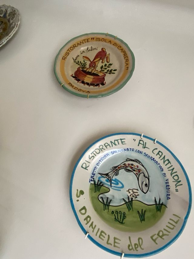 Piatti Ceramica da collezione “Buon ricordo”