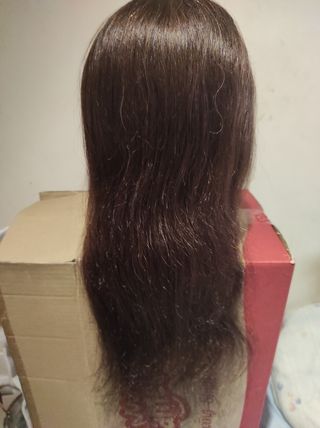 Maniquí cabeza pelo largo