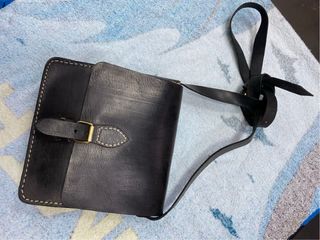 Monederos Piel Grabada - Marrón y Rojo