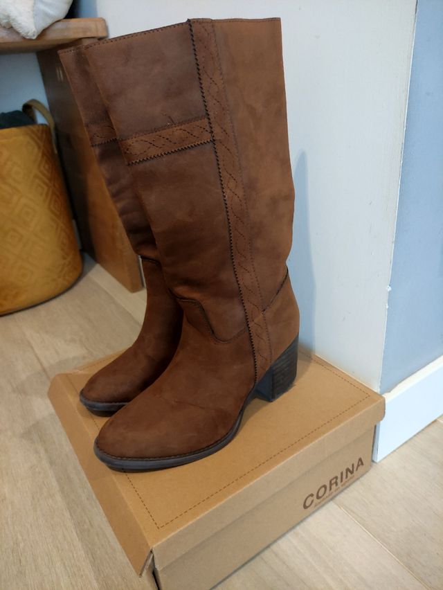 Botas Marrón cuero - Talla 38