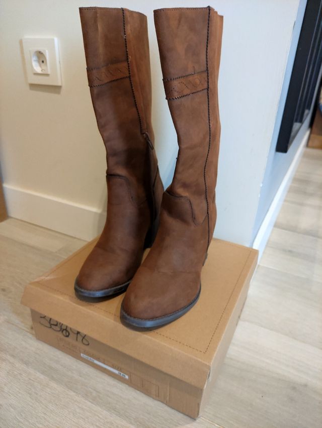 Botas Marrón cuero - Talla 38
